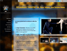 Tablet Screenshot of eclairage-theatre.ch